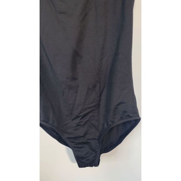 Bloch Kids Sleeveless Ballet Gymnastic Dance Leotard Bodysuit Black Size Medium - Picture 3 of 5